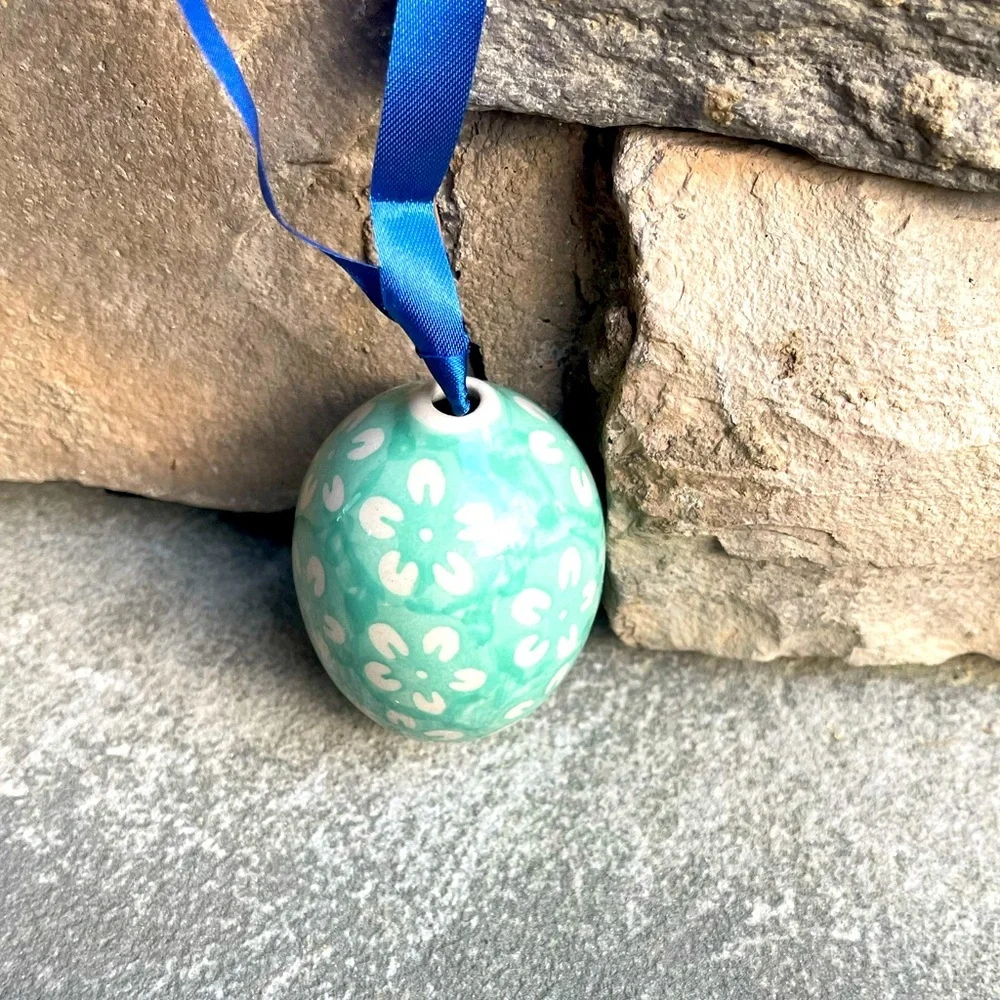Polish Pottery-Terrain-Ceramic Easter Egg XS